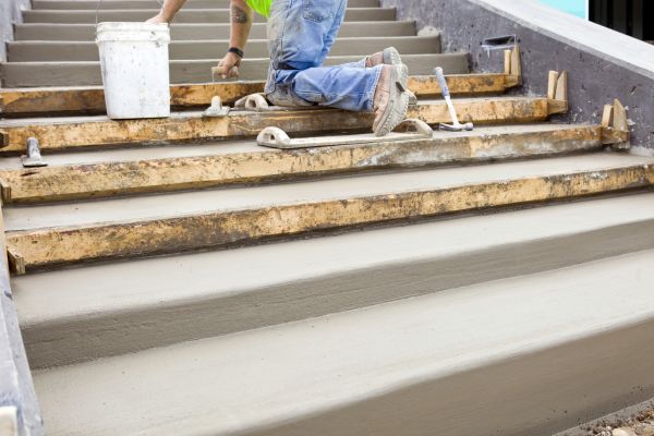 Concrete Steps Pouring in Conway