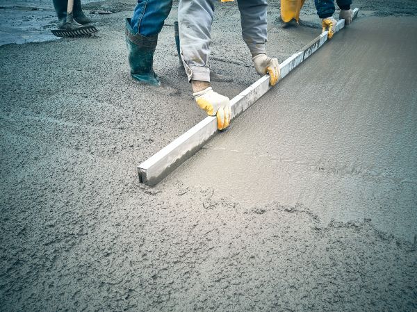 Cement Slab Construction in Conway