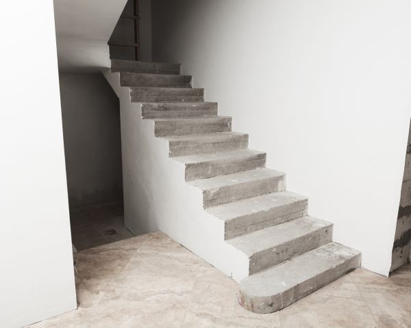 Cement Step Installation in Conway