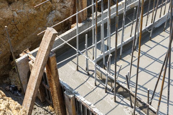 Concrete Footing Pouring in Conway