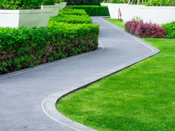Walkway Curb Installation in Conway