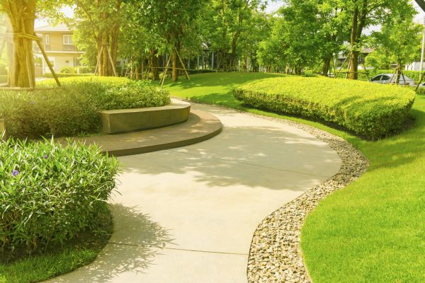Cement Walkway Installation in Conway