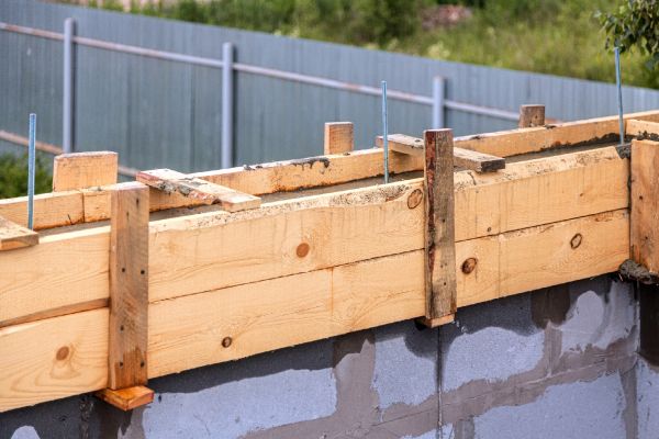 Poured Wall Construction in Conway