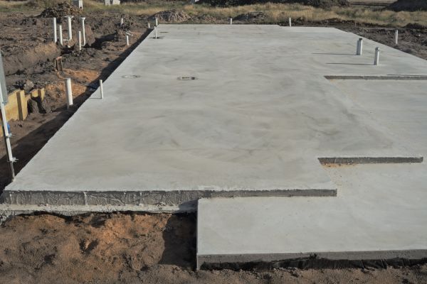 Cement Foundation Installation in Conway