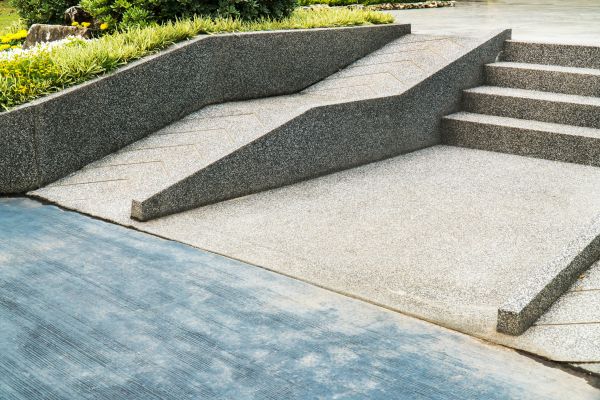 Concrete Ramp Installation in Conway