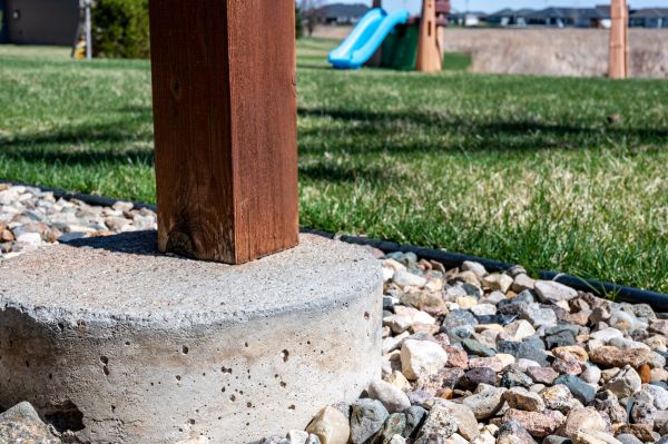 Deck Footing Installation in Conway