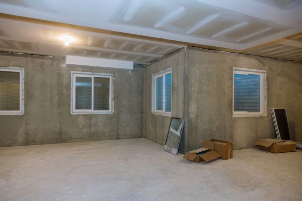Basement Concrete Installation in Conway