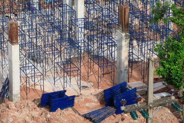 Concrete Pier Construction in Conway