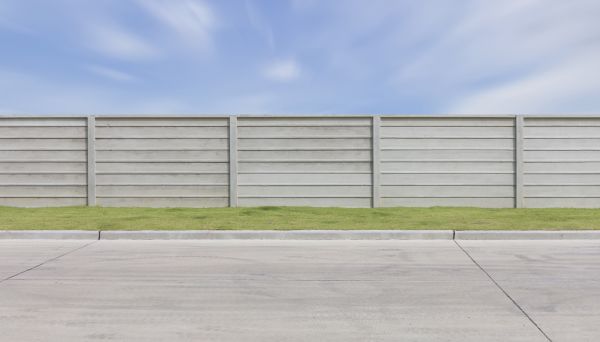 Concrete Fence Installation in Conway