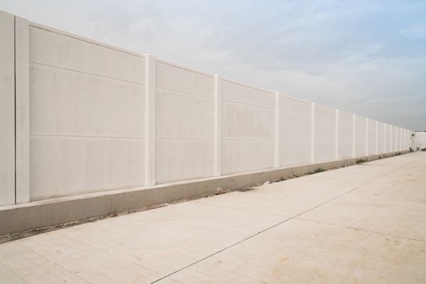 Concrete Fence Construction in Conway