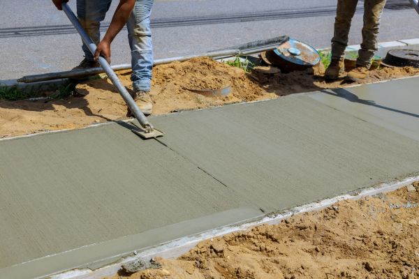 Cement Pathway Installation in Conway