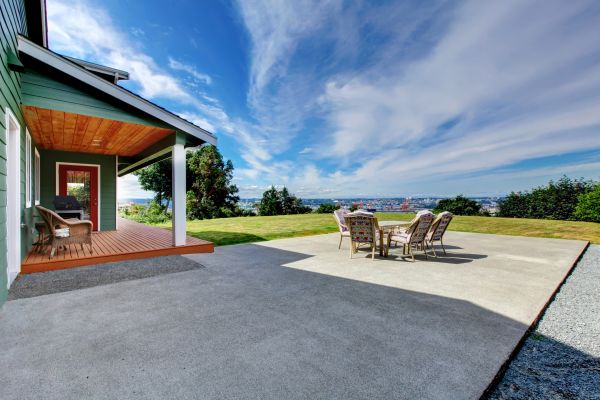 Backyard Concrete Paving in Conway