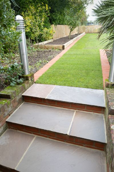 Backyard Steps Installation in Conway