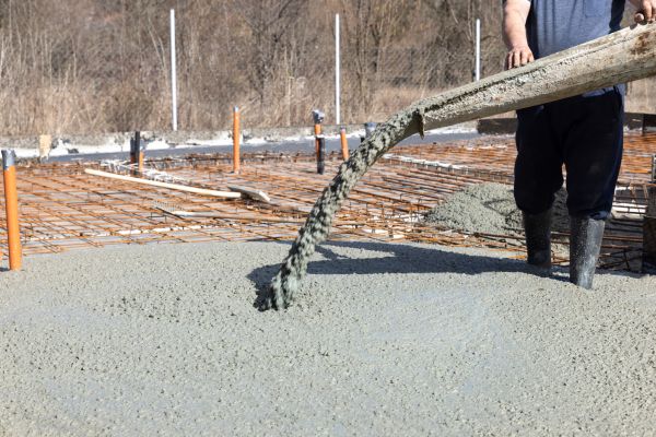 Pole Barn Slab Pouring in Conway