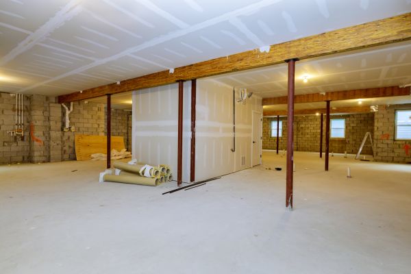 Basement Slab Installation in Conway