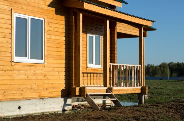 Cabin Footing Construction in Conway