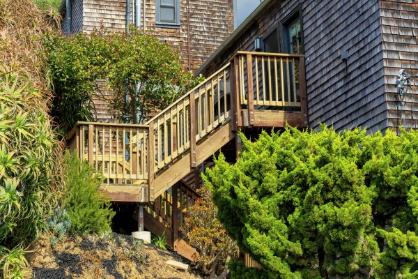 Patio Stair Installation in Conway