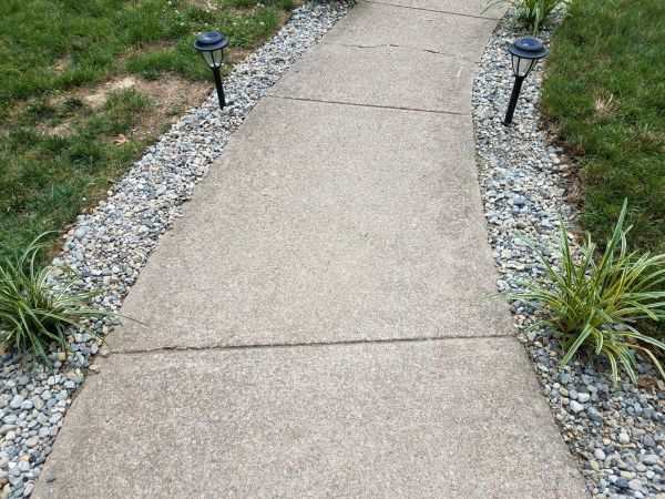Cement Path Construction in Conway